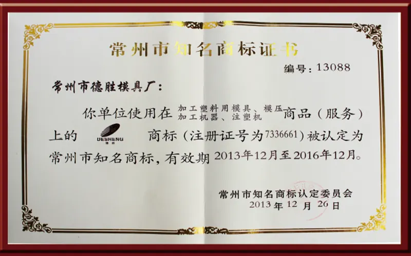 Trademark Certificate