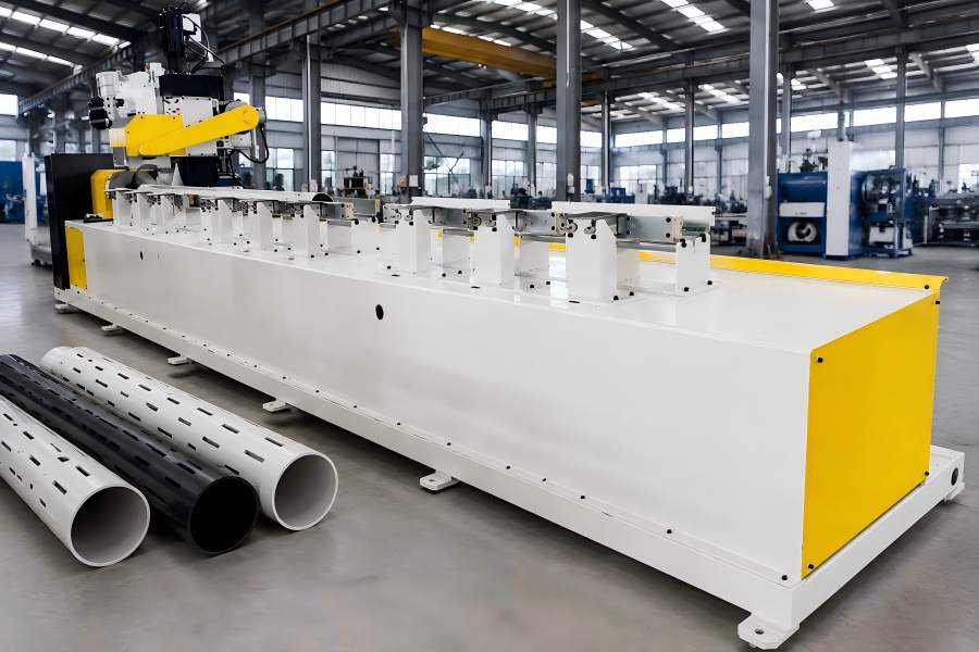Pipe Slotting Machine for PVC, PP, and PE Pipes