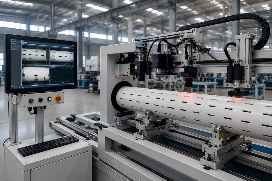 Pipe Slotting Machine with Real-Time Quality Monitoring
