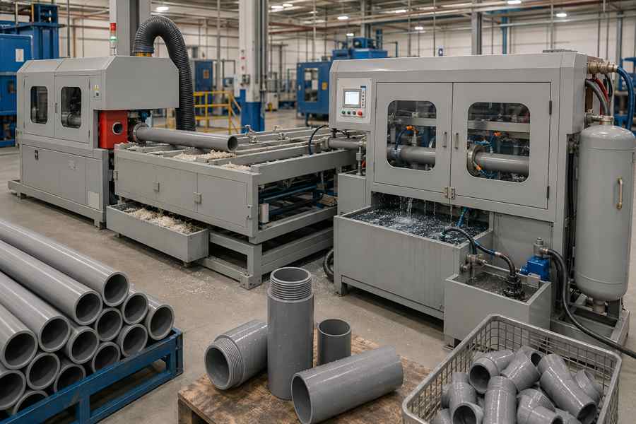 Dry Cutting vs. Cooled Cutting for Plastic Pipe Threading