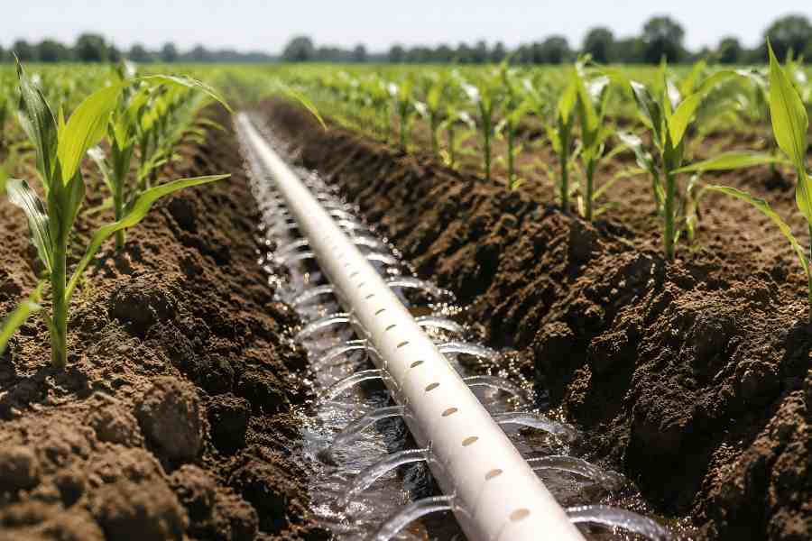 Agricultural Irrigation PVC Pipe Hole Patterns