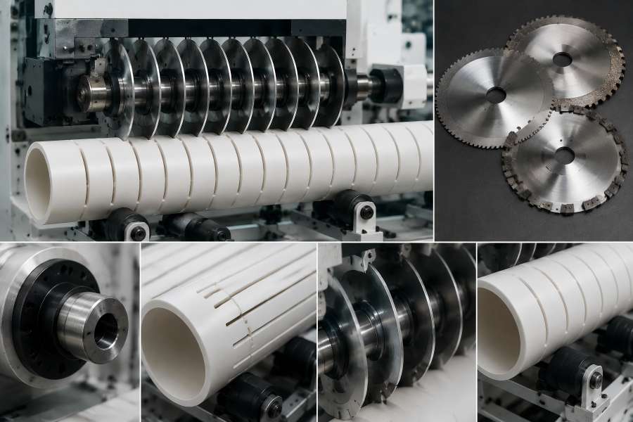 Blade Structure and Key Components of PVC Pipe Slotting Machine