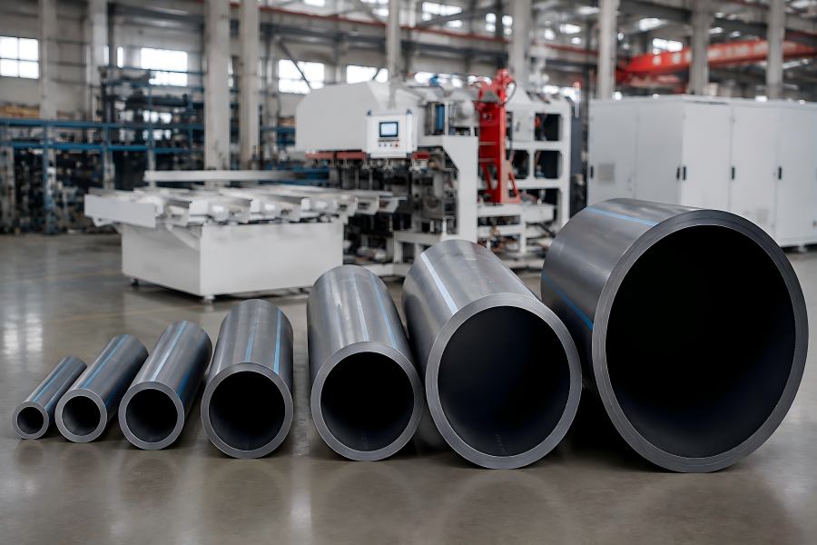 Common Pipe Sizes and Recommended Belling Machine Range