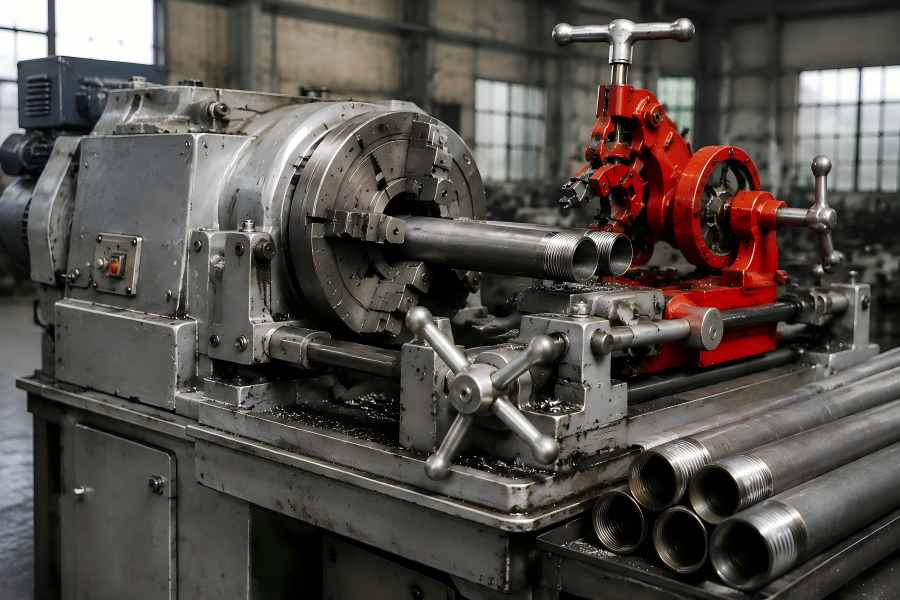 Metal Pipe Threading Machine Structure