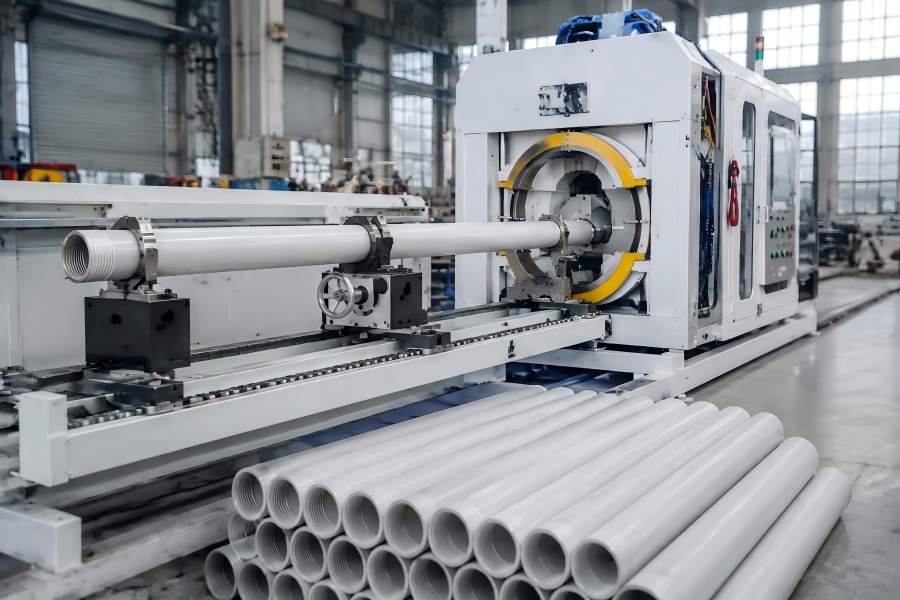 Plastic Pipe Threading Machine Structure