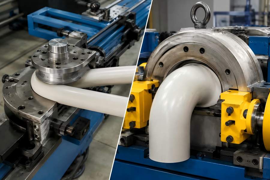Rotary Bending vs Mold Bending for PVC Pipe Production