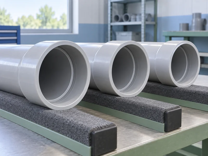 Cooled PVC Sockets On Supports Cooled PVC Sockets On Supports
