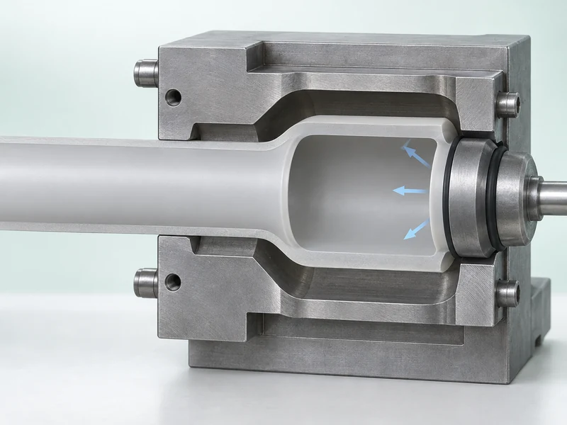 PP Socket Blow Forming Cutaway PP Socket Blow Forming Cutaway