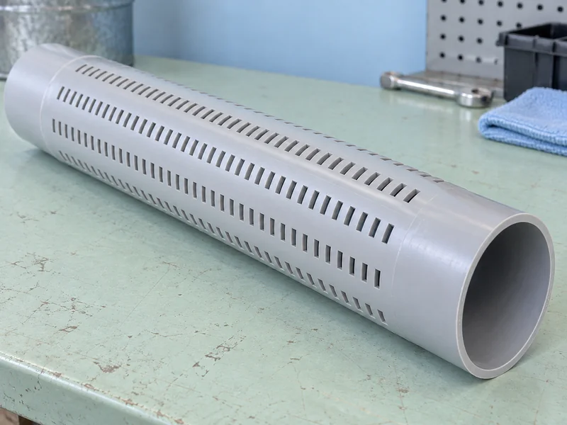Slotted PVC Screen Pipe Slotted PVC Screen Pipe