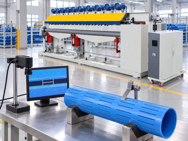Slotting Machine Pipe Inspection