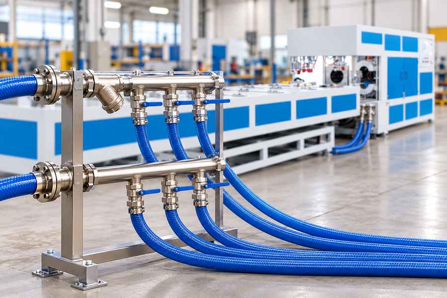 Cooling Water Supply And Return Manifold