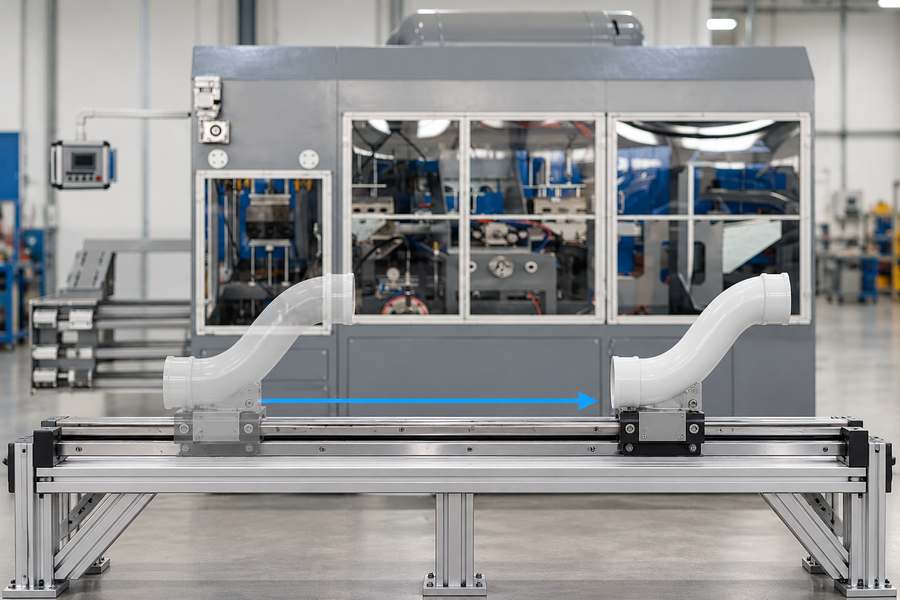 PVC Pipe Bending Machine Ejection Endpoints PVC Pipe Bending Machine Ejection Endpoints