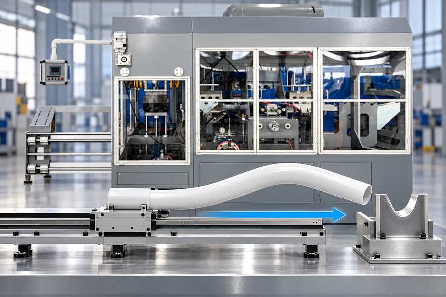 PVC Pipe Bending Machine Ejection Stroke